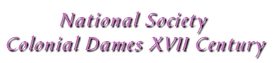 National Society Colonial Dames XVII Century